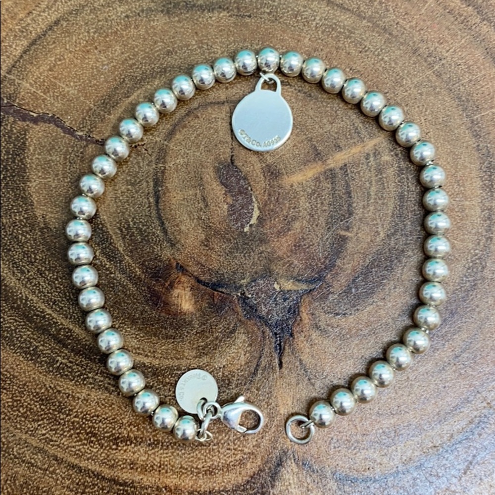 AUTH Tiffany Bead Bracelet - Sterling Silver - Picture 4 of 7